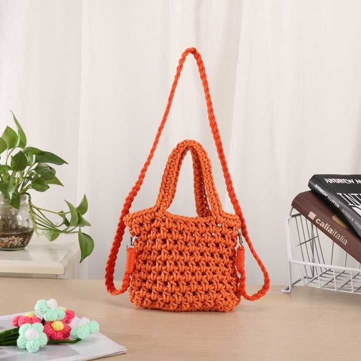 Handcrafted Macrame Shoulder Bag Bowlift
