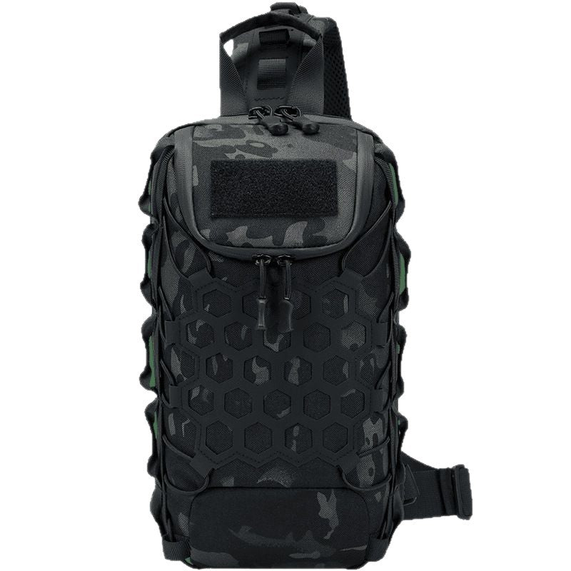 Compact Military-Inspired Sling Backpack Bowlift