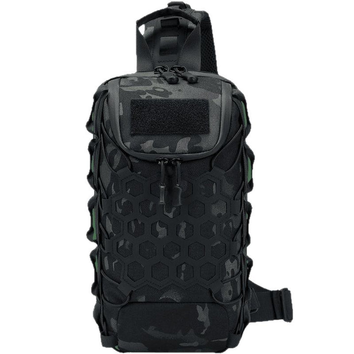 Compact Military-Inspired Sling Backpack Bowlift