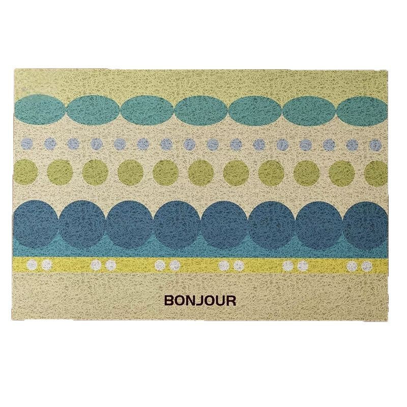 Colorful Polka Dot Doormat Bowlift