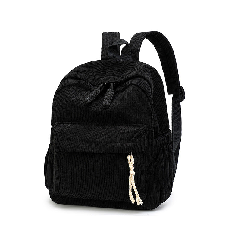 Corduroy Multi-Pocket Backpack Bowlift