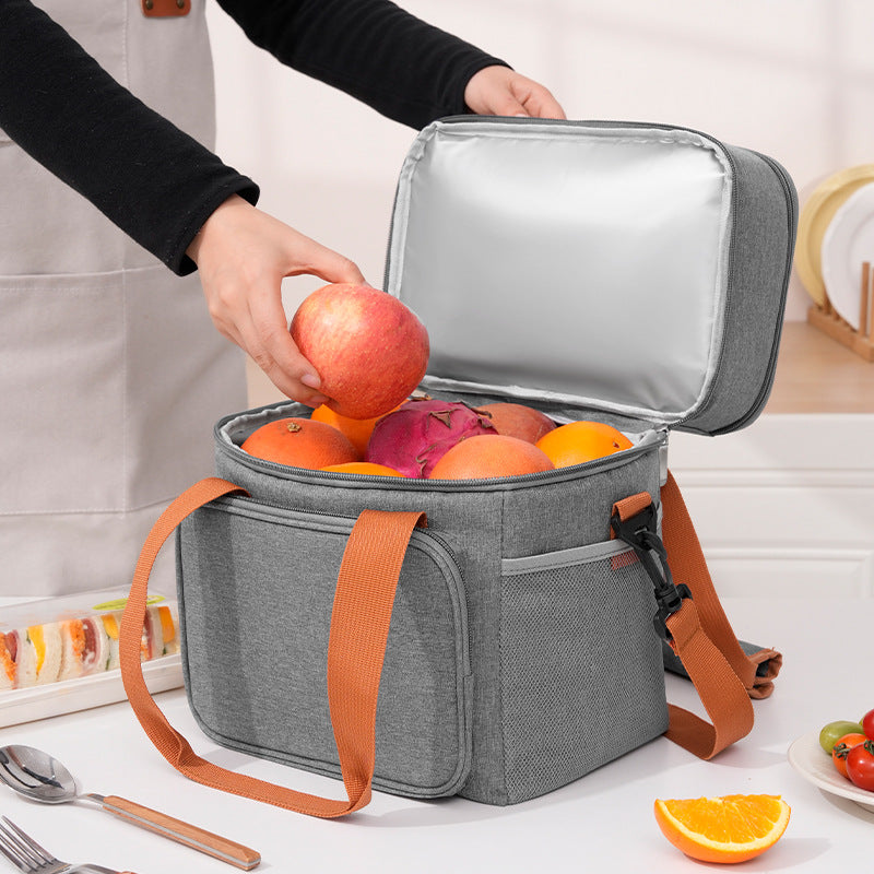 Insulated Dual-Layer Lunch Cooler Bowlift