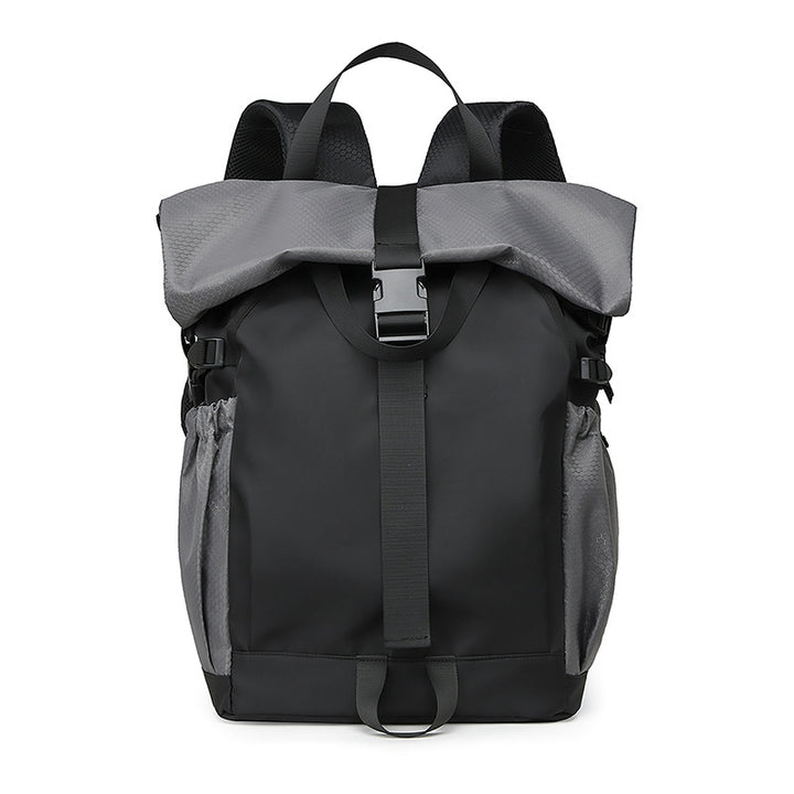 Versatile Outdoor Roll-Top Backpack Bowlift