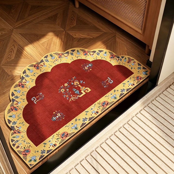Decorative Scalloped Area Rug