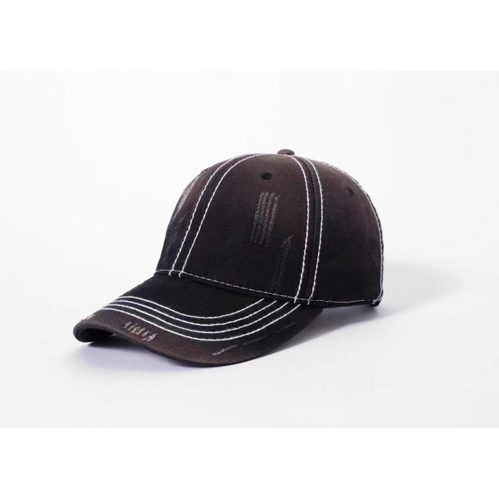 Men's Classic Distressed Cotton Baseball Cap Bowlift