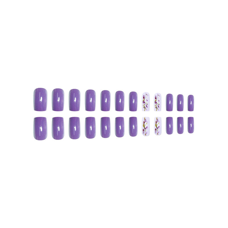 Elegant Floral Design Nail Wraps Bowlift