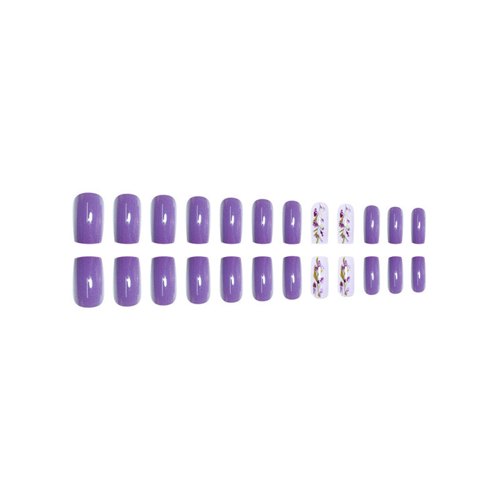 Elegant Floral Design Nail Wraps Bowlift