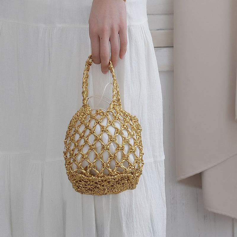 Fashionable mesh handbag Bowlift