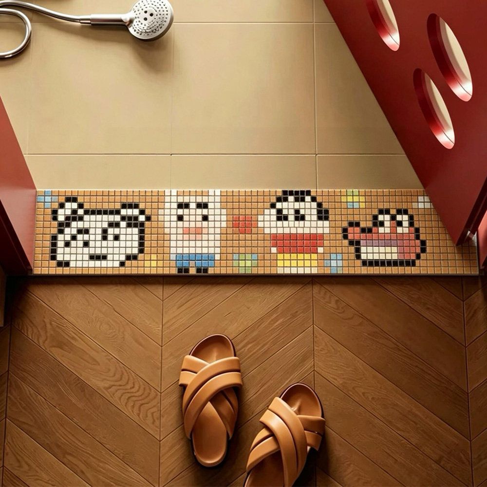 Decorative Mosaic Bathroom Tile Bowlift