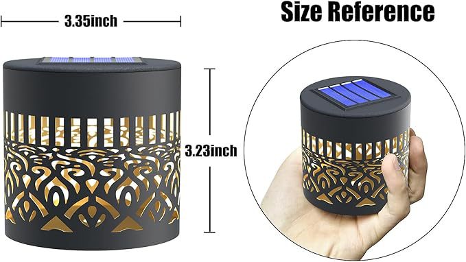 Decorative Solar Wall Light With Mandala Projection Pattern Bowlift
