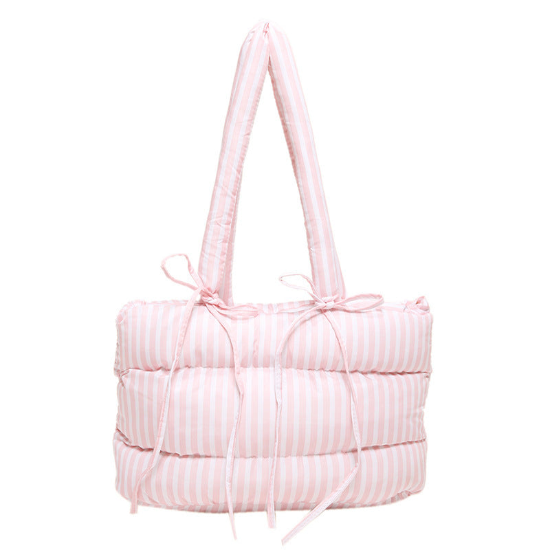 Fashionable quilted tote bag Bowlift