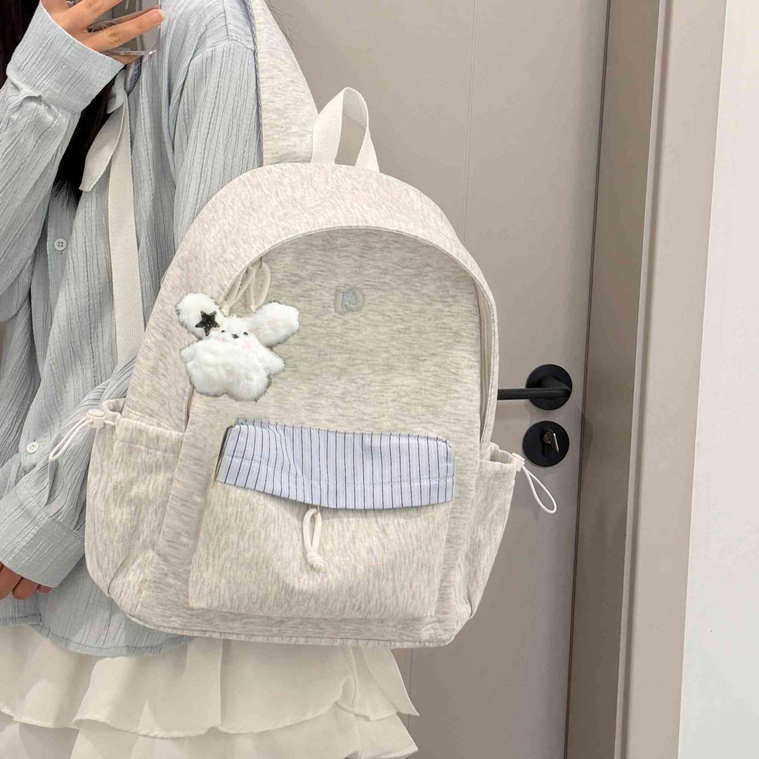Casual Fabric Backpack Bowlift