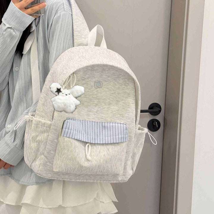 Casual Fabric Backpack Bowlift