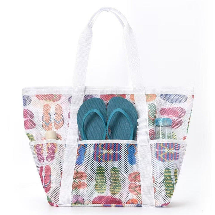Large Beach Bag Made of Breathable Mesh Material Bowlift