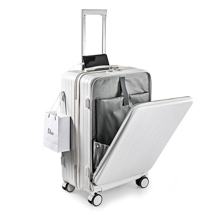 Unisex Premium Multi-Compartment Hard-Shell Rolling Suitcase Bowlift