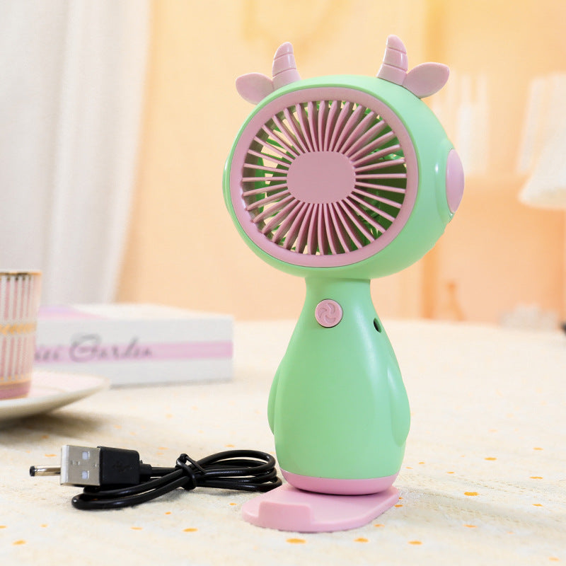 Portable Mini USB Fan with Animal Design Bowlift