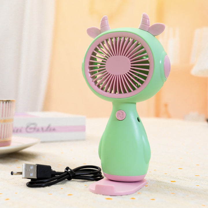 Portable Mini USB Fan with Animal Design Bowlift