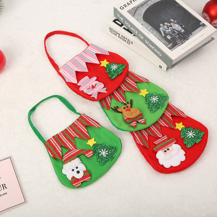 Cute Christmas gift bag made of felt Bowlift