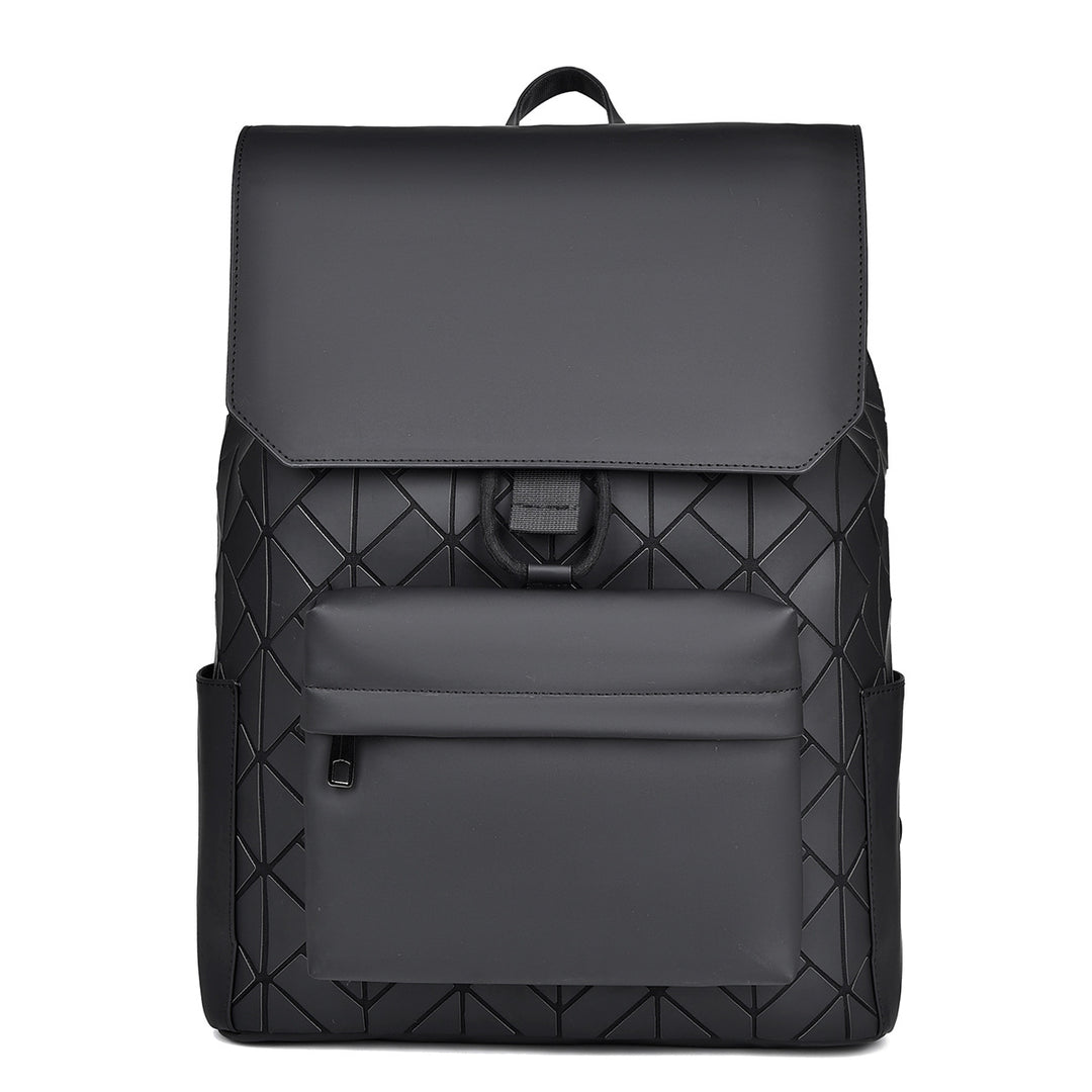 Stylish Textured Laptop Backpack Bowlift