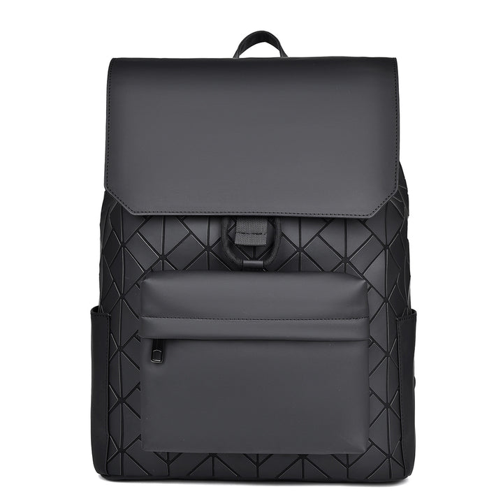 Stylish Textured Laptop Backpack Bowlift
