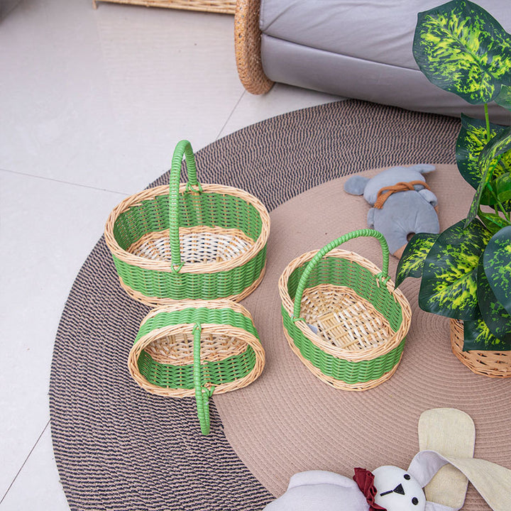 Woven Storage Basket Bowlift