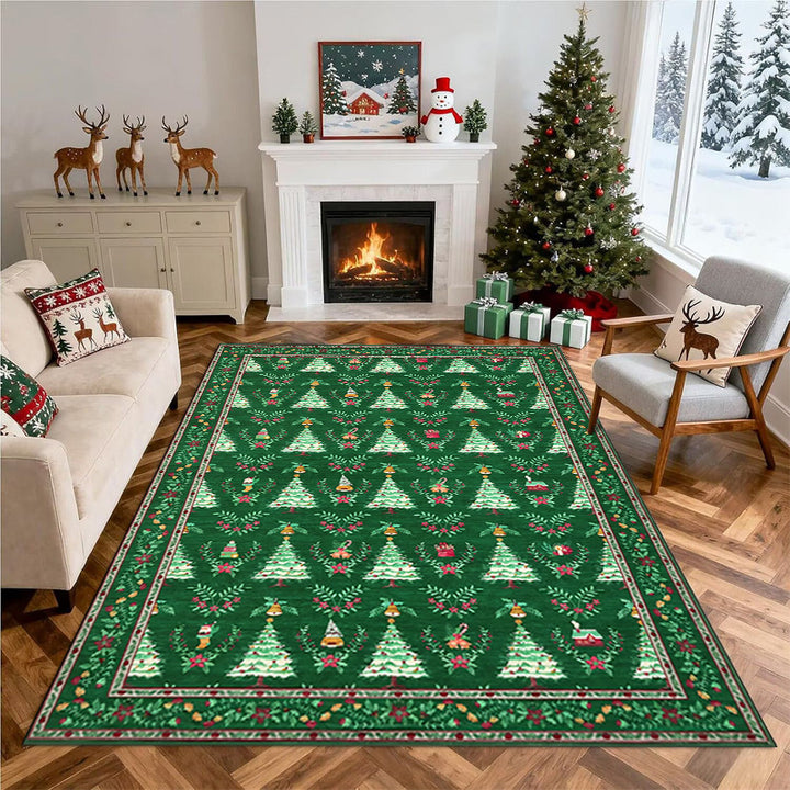 Christmas-Themed Area Rug Bowlift