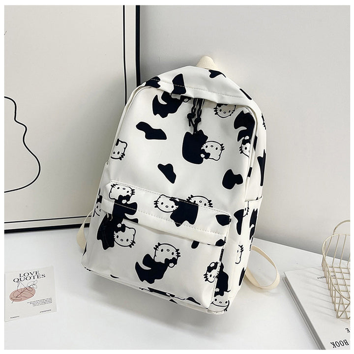 Cartoon Character Print Backpack Bowlift