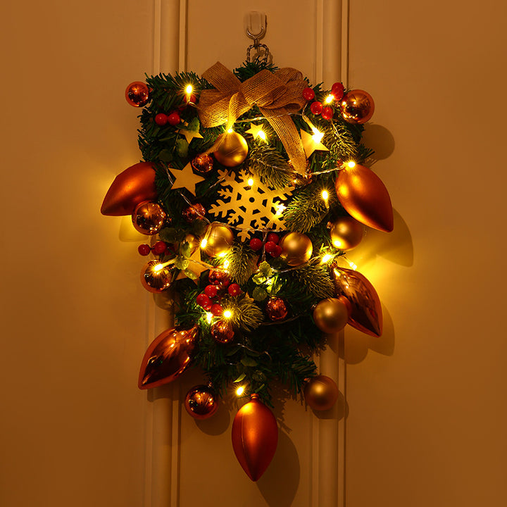 Festive Christmas Wreath Decoration Bowlift
