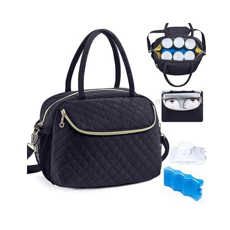 Multifunctional cooler bag with insulated interior compartment Bowlift