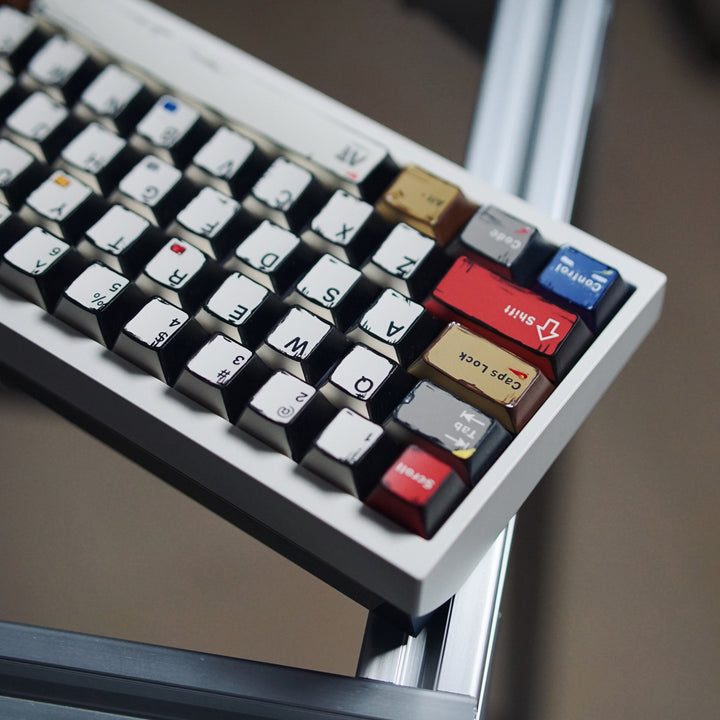 Retro-Themed Custom Mechanical Keyboard Bowlift