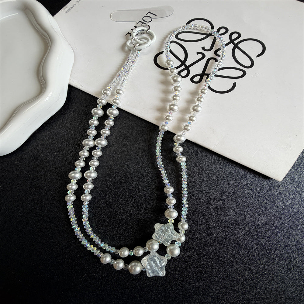 Pearl Beaded Eyewear Lanyard Bowlift