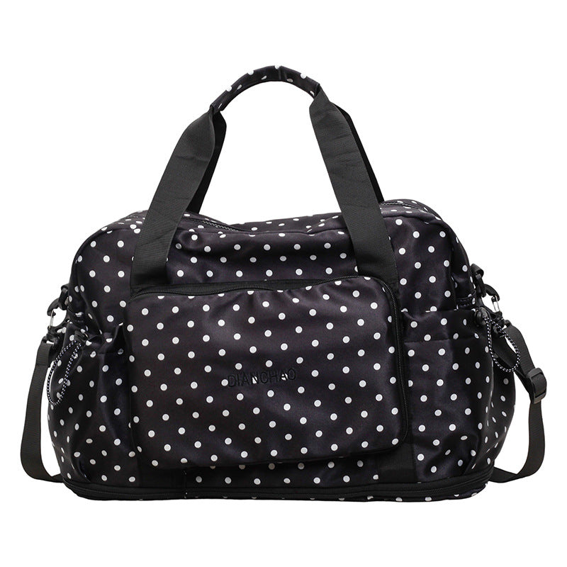 Stylish Polka Dot Overnight Duffle