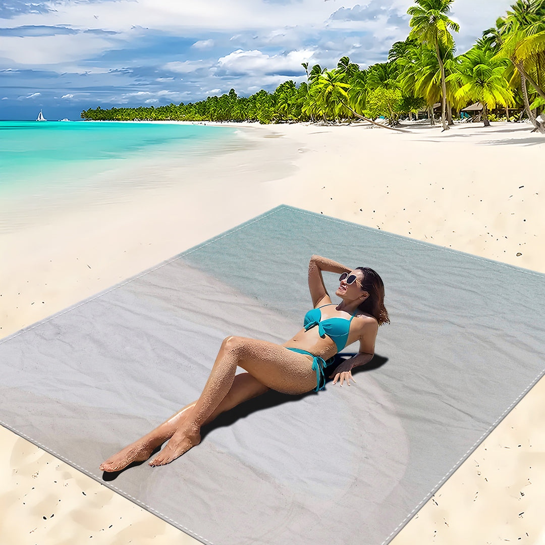 Mandala Design Beach Mat Bowlift