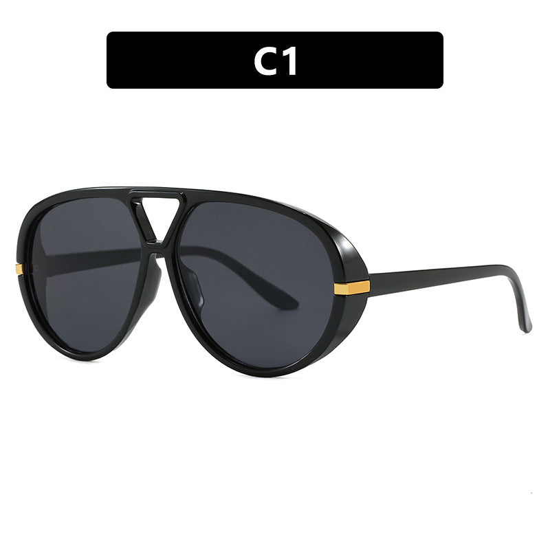 Women's fashionable large sunglasses with elegant frame and protective lenses Bowlift