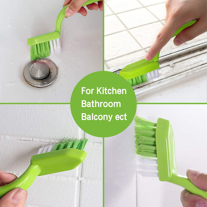 Multi-purpose heavy-duty scrub brush set with ergonomic handle and detail brushes Bowlift