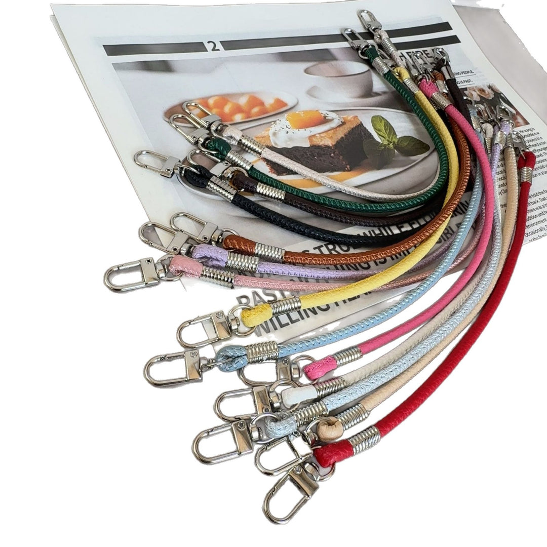 Braided Leather Keychain Strap Bowlift