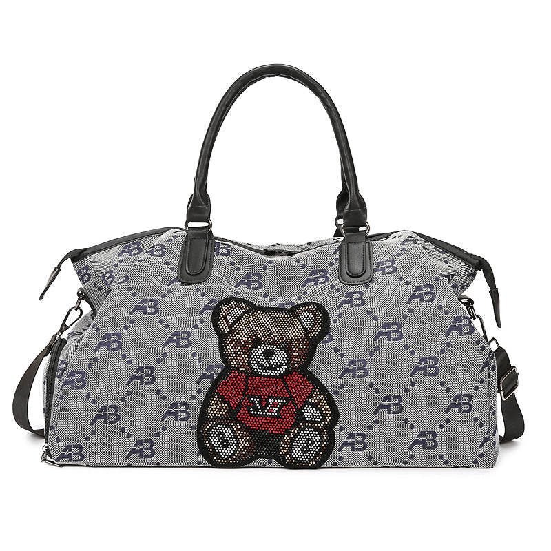 Trendy Iconic Bear Duffle Bag