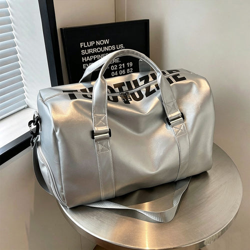 Glossy Finish Travel Duffel Bag Bowlift