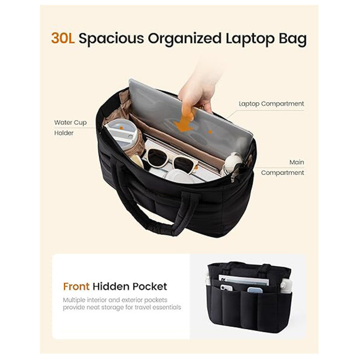 Multifunctional handbag with multiple compartments and insulating function Bowlift