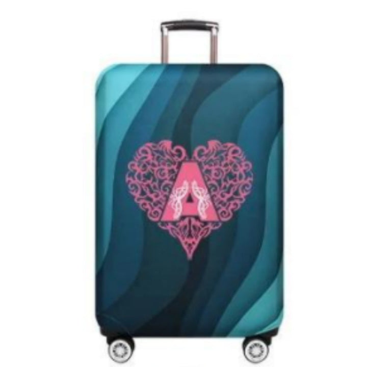Women's Hard Shell Suitcase with Playful Heart Design Bowlift