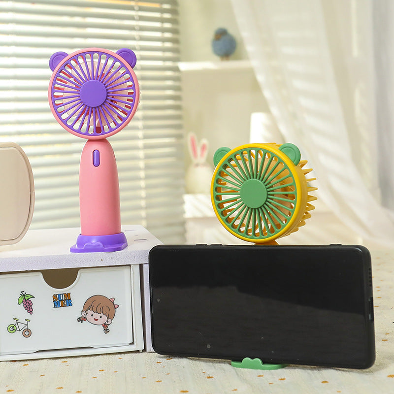 Portable Mini Fan with Cute Animal Design Bowlift