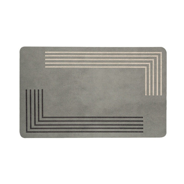 Modern Geometric Bath Mat Bowlift