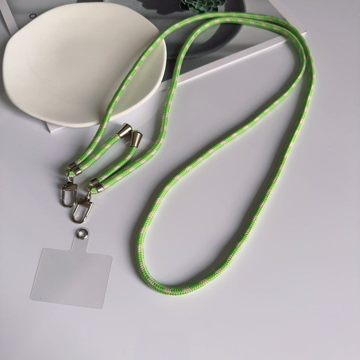 Colorful Dual-Clip Adjustable Lanyard Bowlift