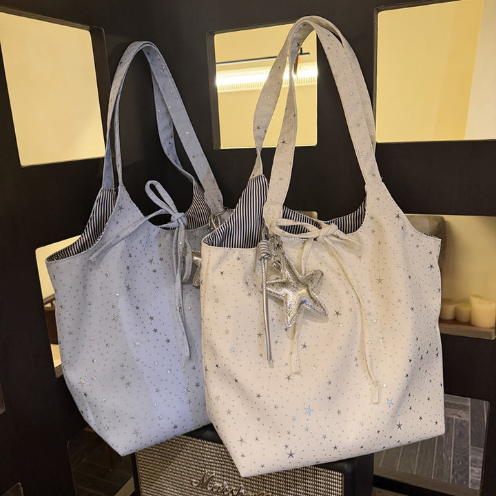 Tote bag with playful star pattern Bowlift