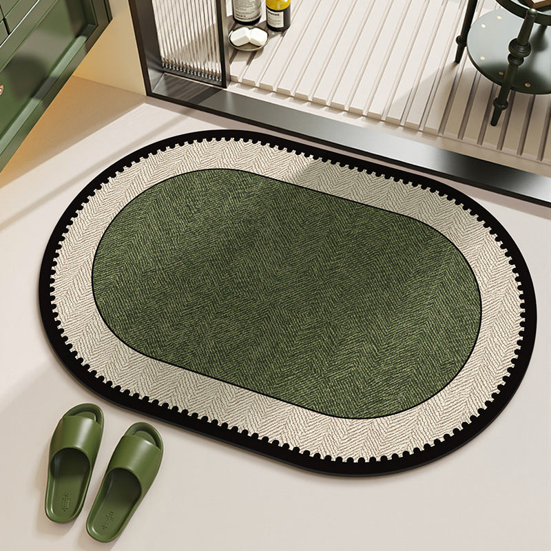 Elegant Herringbone Pattern Area Rug Bowlift