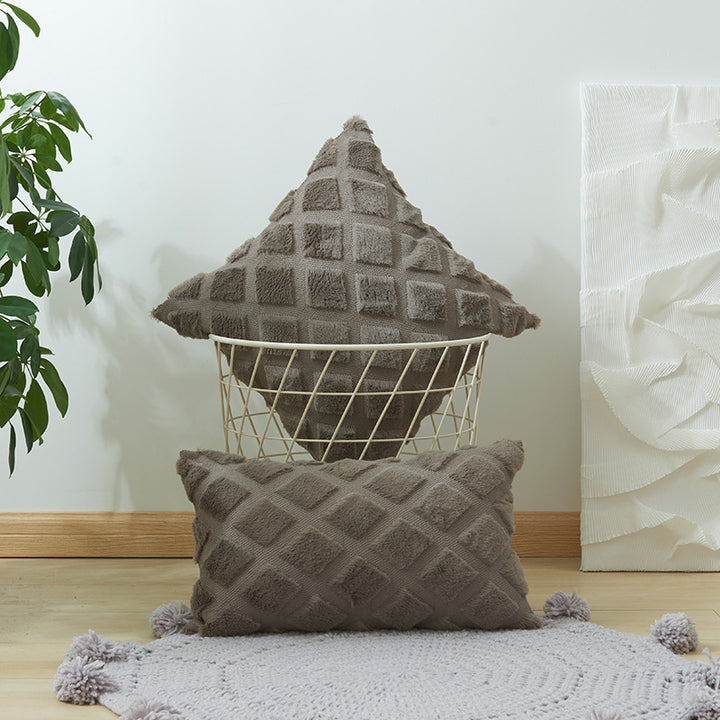 Cozy Textured Throw Pillow