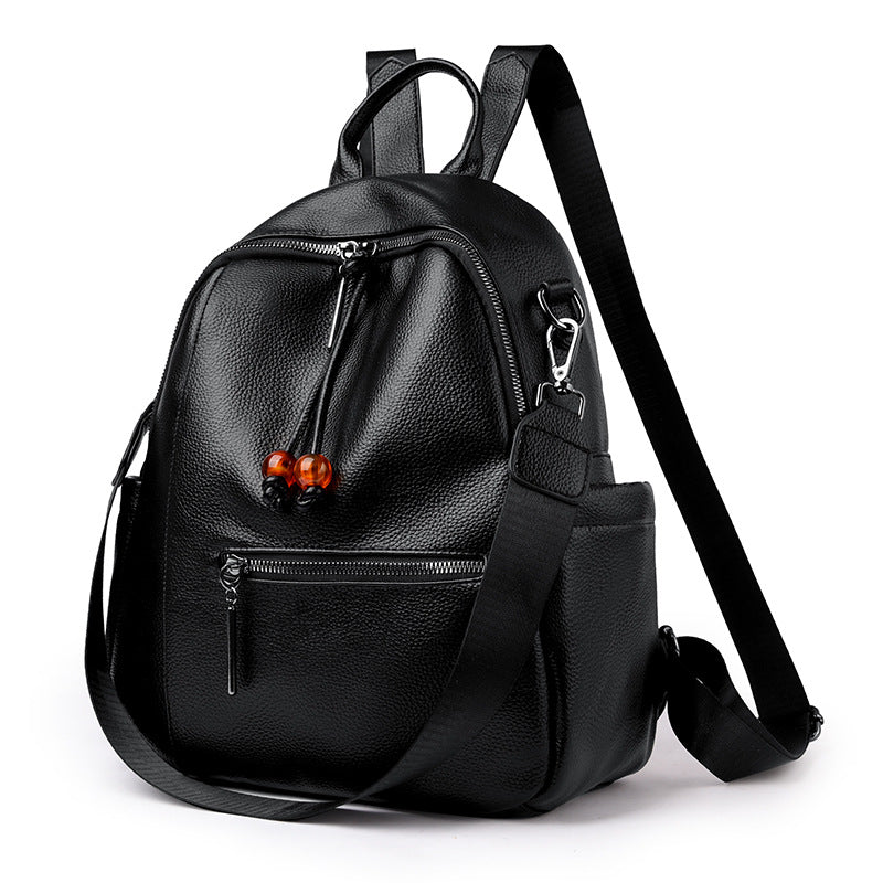 Premium Leather Travel Backpack Bowlift
