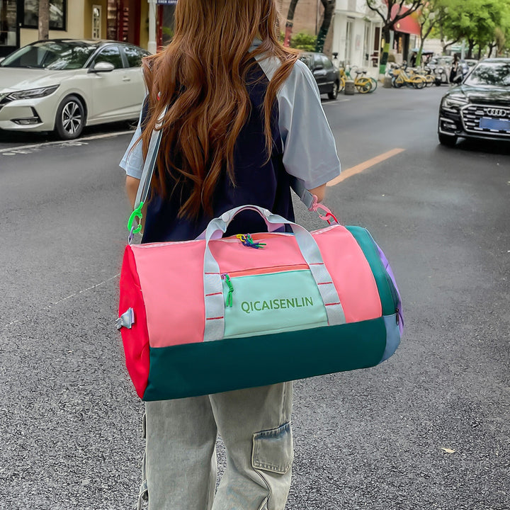 Sporty Fitness Duffel Bag with Multiple Compartments Bowlift