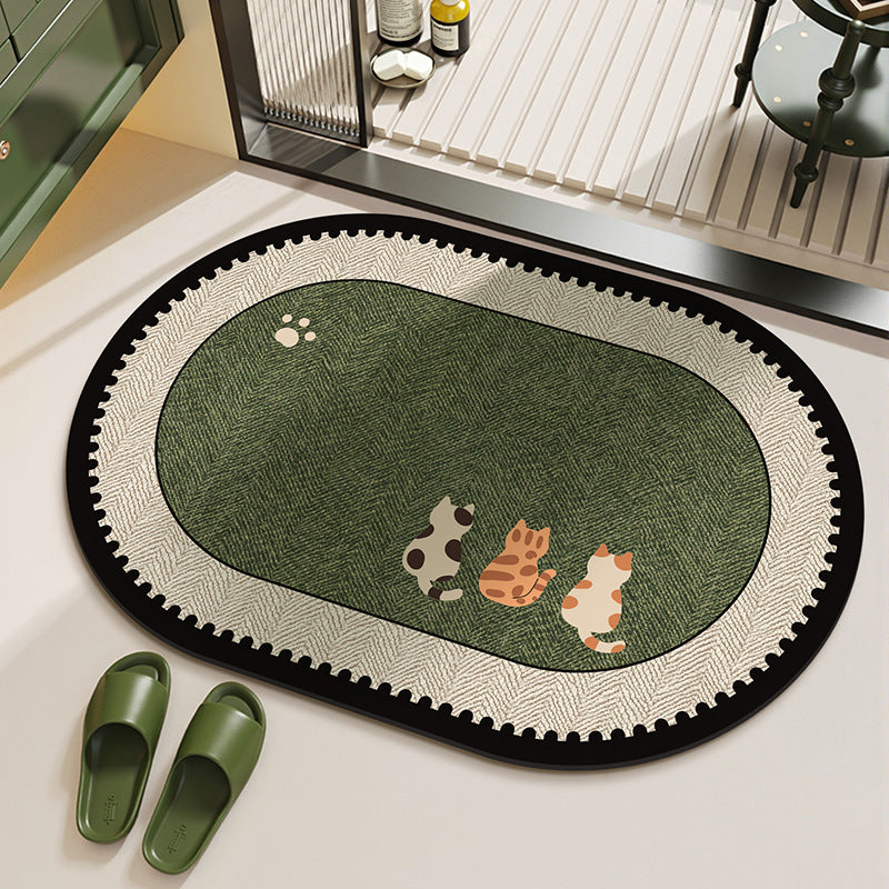 Pet-Themed Eco-Friendly Area Rug Bowlift