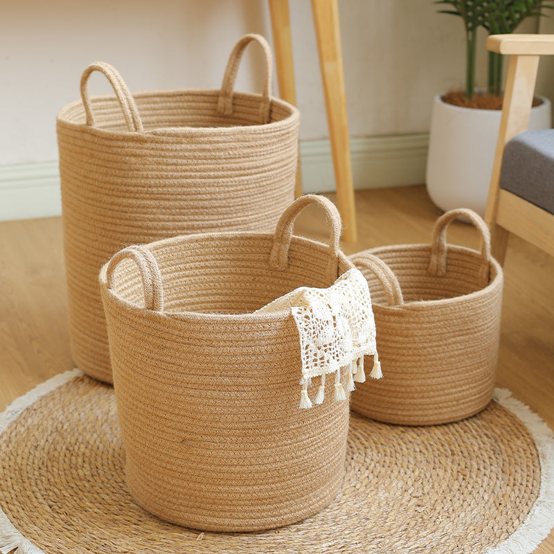 Natural Fiber Storage Basket Bowlift